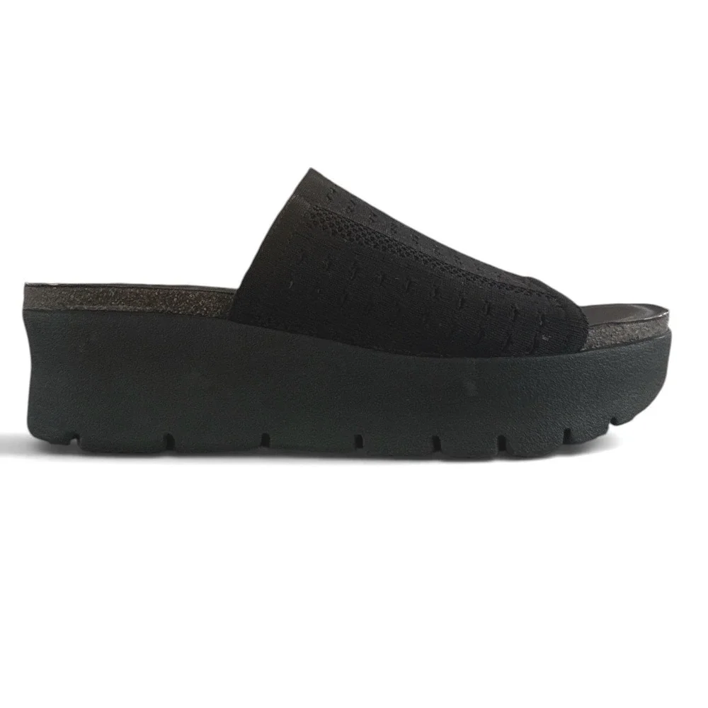 OTBT Knit Platform Slide Sandals